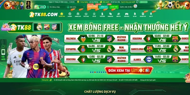 Cái nhìn sơ bộ về TK88 - Sân chơi uy tín bậc nhất 2026